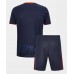 Camiseta Nottingham Forest Tercera Equipación Replica 2025-26 para niños mangas cortas (+ Pantalones cortos)